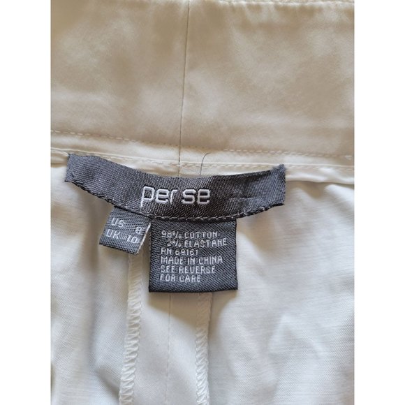 Women's Perse White Pants size 8 - Picture 3 of 3